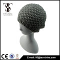 Classic plain color marled ribbed beanie